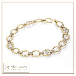 bracciale Intrecci fiori piccolo